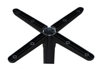 Vente chaude en alliage d'aluminium Base de Table Restaurant Casual Table Jambes Accessoires Heavy Duty Cross Table Base