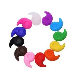 Crochets d'oreille antidérapants en silicone Zt Comma, pièces de lunettes, couleur bonbon, motif uni, pour lunettes avec livraison gratuite - Product Image 2