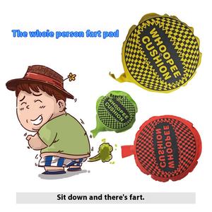 재미있는 휘파람 쿠션 만우절 할로윈 재미있는 장난 특별 플라스틱 스펀지 패드 장난 가방 재미있는 장난감 - Product Image 1