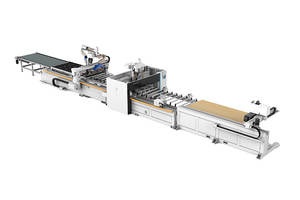 Routeur CNC automatique ET-9 Blue Elephant pour le bois, machine de découpe et de perçage du MDF et du contreplaqué, ligne de traitement des panneaux de meubles en bois - Product Image 4