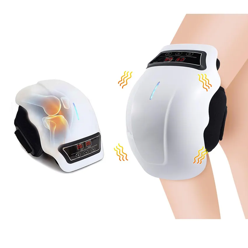 Hồng ngoại viêm khớp đầu gối điều trị khớp Đau Giảm Hot nén đầu Gối Massager máy với nhiệt