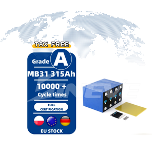 بطارية ليثيوم فوسفات الحديد 340 أمبير ساعة MB31 للمركبات الكهربائية والرافعات الشوكية - 10 آلاف دورة تشغيل، 60C، <span class=keywords><strong>3.2</strong></span> فولت، معتمدة CE، متوفرة في مخازن بولندا وألمانيا والاتحاد الأوروبي - Product Image 1