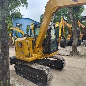 Mini-pelleuse CAT307E avec godet de creusement et moteur, composant essentiel d'occasion - Product Image 6
