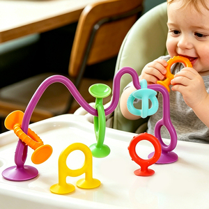 Juguete masticable de silicona sin BPA, no tóxico, con ventosa para ventanas y baños, para bebés y niños pequeños, venta al por mayor OEM - Product Image 3