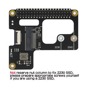 Placa periférica personalizada X1000 Pcie M.2 NVMe SSD 2242 <span class=keywords><strong>PIP</strong></span> PCIe para Raspberry <span class=keywords><strong>Pi</strong></span> 5 - Product Image 3