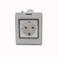 Prise murale intelligente Tuya WiFi EU/FR/UK/US IP55 étanche pour extérieur, compatible avec Alexa et Google Home