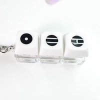 2026 K-pop World Tour Concert Comeback Plastic Three-click Decompression Keyring Kpop Fidget Clicker With Light Keycap Keychain