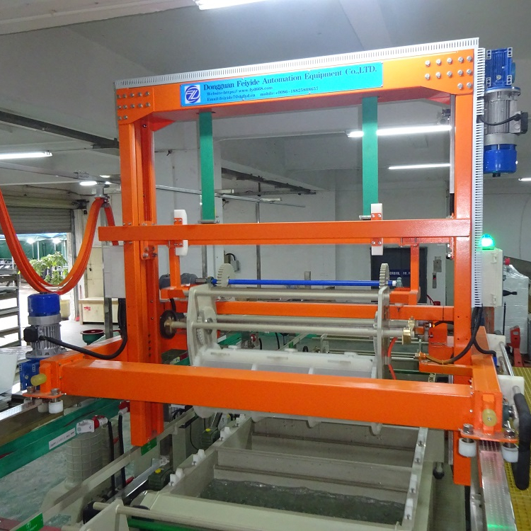 Feiyide полностью автоматическая козловая барабанная металлизация линия оборудование для медной латуни никеля хрома