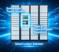 Écran tactile Android 21,5 pouces, Android 11RK3568, signalisation numérique, kiosque en libre-service, casier à colis intelligent, restaurant, ascenseur