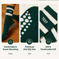 Chaussettes antidérapantes personnalisées OEM en coton respirant pour femmes, idéales pour le fitness, le yoga, le ballet, la barre et le Pilates