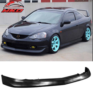 เหมาะสำหรับ Acura RSX 2002-2004 ชุดแต่งกันชนหน้าสไตล์ Mugen สีดำดิบ - Product Image 1