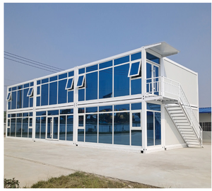 2-Strato durevole in acciaio e legno 2-strato contenitore <span class=keywords><strong>casa</strong></span> prefabbricata di lusso Villa e ufficio/appartamento per uso domestico o Hotel - Product Image 6