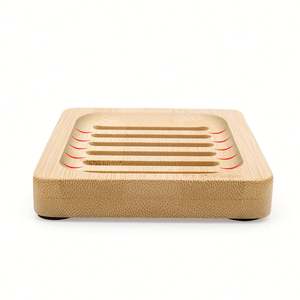 Porte-savon en bambou de luxe pour décoration de la maison et salle de bain - Product Image 3