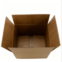 Boîte en carton enduite de cire personnalisée, boîte en carton trempée dans la cire, boîte en carton imperméable pour le transport et l'emballage de légumes frais, de fruits de mer et de produits frigorifiques