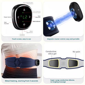 Populaire graisse brûlant violemment sueur taille intelligente masseur ceinture de tension musculaire chauffage abdominal minceur ceinture taille masseur - Product Image 3