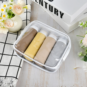 Envases <span class=keywords><strong>de</strong></span> Viaje <span class=keywords><strong>de</strong></span> <span class=keywords><strong>Silicona</strong></span> y PP a Prueba <span class=keywords><strong>de</strong></span> Fugas, 100 ml, Botellas <span class=keywords><strong>de</strong></span> Viaje <span class=keywords><strong>de</strong></span> Plástico Reutilizables para Champú y Acondicionador - Product Image 1