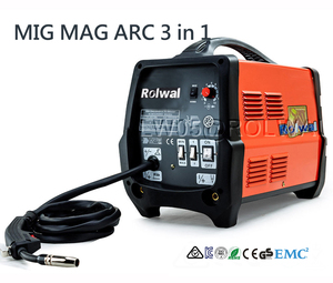 Rolwal MIG-130P MIG/MAG/MMA trafo 130Amp akı DC gaz gazsız KAYNAK MAKINESİ 110/220V Inversor Maquina solda MIG - Product Image 2