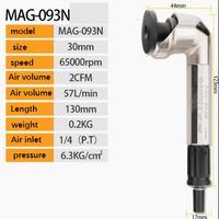 Ponceuse pneumatique de précision 140MM/165mm/185mm de haute qualité à prix compétitif, garantie 3 ans, personnalisable OEM