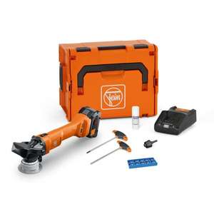 FEIN - 71380562000 AKFH 18-5 AS - 18V Cordless bevelling machine up to 5 mm with user set - in <b>case</b> with 1 <b>battery</b> and charger - Product Image 1