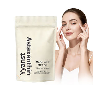 Cápsulas blandas de astaxantina antioxidante de alta calidad que refuerzan la inmunidad y mejoran la apariencia de la piel, ingredientes naturales en softgel. - Product Image 1