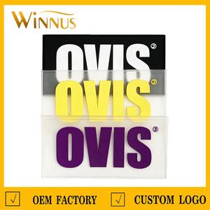 맞춤형 가방 의류 의류 바느질 3d 양각 로고 이름 투명 부드러운 PVC 라벨 의류 고무 배지 패치 - Product Image 2