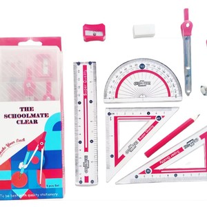 9 miếng Toán Học Bộ hình học Cai Trị và la bàn Toán Học Bộ với hộp nhựa - Product Image 4