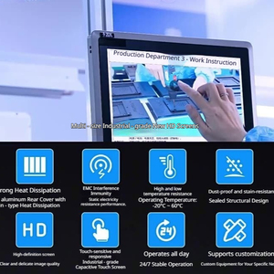 Panel de Control Industrial Todo en Uno con Pantalla Táctil; Equipo de Automatización Integrado, Totalmente Sellado, a Prueba de Polvo, para Montaje en Rack - Product Image 3