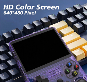 เครื่องเล่นเกมพกพารุ่นเรโทร จอ 3.5 นิ้ว ขายดีที่สุด ชิปคู่ พกพาสะดวก R36S - Product Image 6