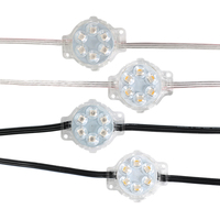 SHIJI Luz de pista de Navidad permanente 40mm RGB/RGBW techo LED Pixel luz al aire libre impermeable Pixel Led punto fuente de luz