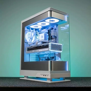 Chasis de aluminio ATX de escritorio para juegos de 360 ° con ventana de vista panorámica EVOLV X2 - Product Image 5