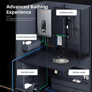 Produits les plus vendus : <span class=keywords><strong>Chauffe</strong></span>-<span class=keywords><strong>eau</strong></span> instantané intelligent sans réservoir 5,5 kW 240 V avec pompe intégrée pour la maison - Product Image 5