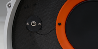 Batterie de percussions UNLOCK : Griffe de grosse caisse 18 pouces à amortissement pneumatique avec maille double épaisseur intégrée |   Pad d'entraînement silencieux anti-bruit pour batterie hybride