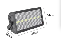 Stroboscope pleine couleur 8+8 segments, Stroboscope 48+8 segments 1000W, Barre lumineuse de marquage, Lumière stroboscopique pour salle privée KTV avec 960 LED