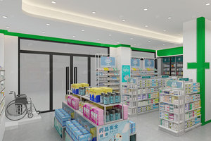 04-XDZYS006-B Diseño Interior Moderno para Farmacias con Unidades de Góndola Modulares y Solución Llave en Mano para Cadenas de Minoristas - Product Image 5