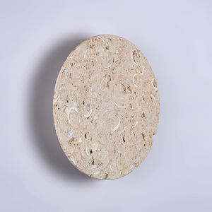 Applique murale en marbre naturel, luminaire mural moderne en pierre pour chambre à coucher, salon, couloir, lampe murale décorative - Product Image 4