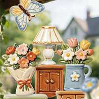 15 autocollants par paquet, collection d'objets quotidiens et autocollants décoratifs
