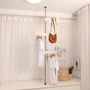 Gran oferta multifuncional de pie perchero plegable para ropa - Product Image 1