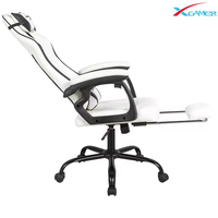 Fauteuil de bureau moderne personnalisable, pivotant et inclinable, confortable, style course, pour la maison, le bureau ou la salle de jeux, réglable