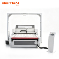 Mesin Pemotong Laser CO2 Otomatis 1625 dengan Sabuk Konveyor 130W 150W untuk Kain, Kulit, Tekstil, Pakaian, dan Garmen