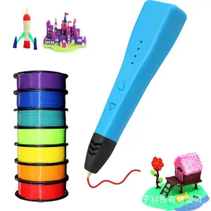 Goofoo آلة طباعة ثلاثية الأبعاد قلم تعليمي للاستخدام على المكتب طابعة ثلاثية الأبعاد آلة FDM البلاستيكية المصنوعة في الصين للأطفال تقدم لون واحد بقوة 10 واط
