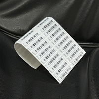 Étiquettes souples blanches de sécurité EAS AM DR personnalisées E-bit AM-L4511DR 58kHz avec code-barres pour la lutte antivol en supermarché
