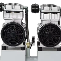 Compresseur d'air à piston professionnel, silencieux, sans huile, 3x550W 2.2HP, 100L, 40-60dB, pour atelier, vente en gros directe d'usine