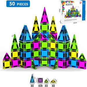 Bloques de Construcción Magnéticos para Niños, Juego de Juguetes Creativos de Bricolaje, Pista Magnética para Niños, Azulejos de Pared, Juguetes Educativos para Niños - Product Image 6