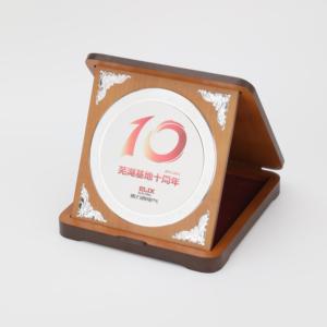 Caja de Medallas Plegable de Fibra de Madera sin Acabado, Personalizable de Fábrica, para Pintar, para Proyectos Creativos de Carpintería DIY - Product Image 4