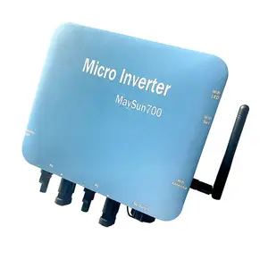 WVC-700 על רשת עניבת שמש מיקרו מהפך חכם App Wifi ניטור שמש Microinverter 700 ואט סינוס טהור גל מהפך מיני