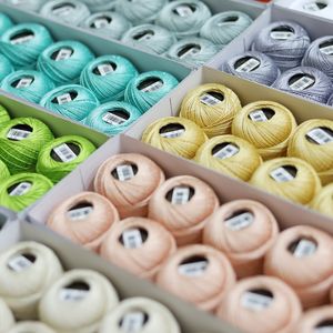 Nuovo 10g egiziano lungo <span class=keywords><strong>in</strong></span> fiocco di cotone n. 8 fai da te a maglia a mano filo per cucire - Product Image 1
