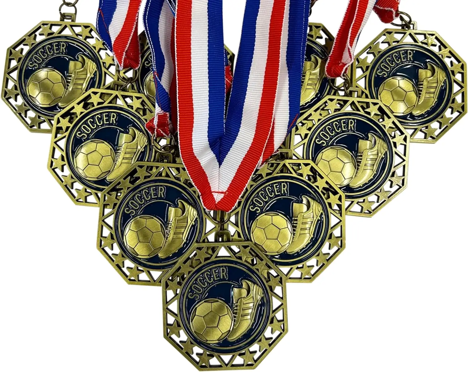 Fabriek Custom Award Goud Basketbal Voetbal Medaille Zinklegering 3d Sport Medailles Marathon Medailles En Trofeeën
