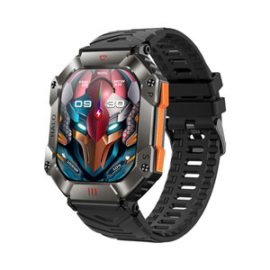 Reloj Deportivo KR80 para Hombre <span class=keywords><strong>2023</strong></span>, Pantalla HD de 2.0 Pulgadas, Llamadas por BT, Reloj Inteligente para Exteriores con Brújula y Altímetro - Product Image 3