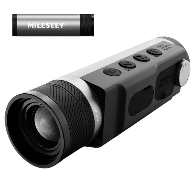 MiLESEEY Thermal Monocular T-Recon Tactical TNV30 25mm(50 Hz) Night Vision for Hunting, OLED Display with 8X Digital Zoom