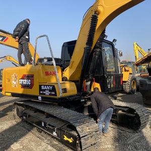 Excavación pequeña Sany Nueva actualización Garantía de calidad SY135C Excavadora pequeña de segunda mano asequible - Product Image 2